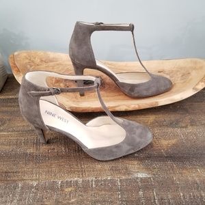 Nine West T-Strap Heels